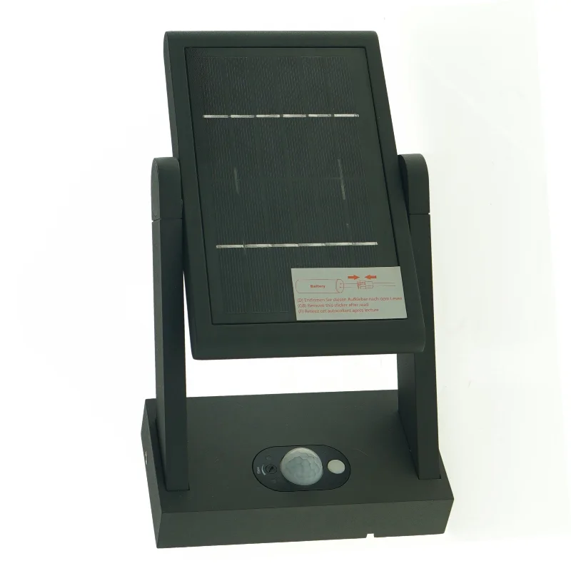 Udendørs solcellelampe med bevægelsessensor (str. 23, x 16 cm)