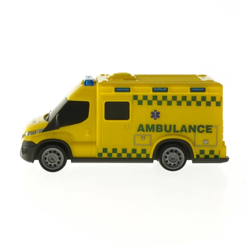 Legetøjsambulance fra Dickie Toys (str. 8x7x17,5 cm)