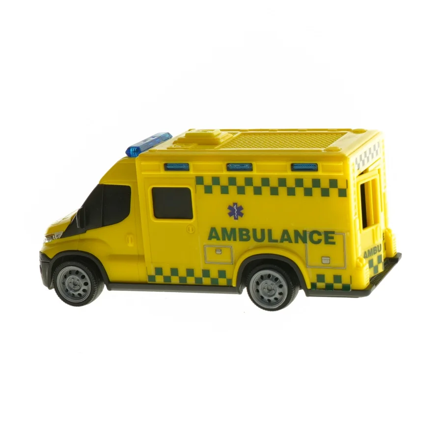 Legetøjsambulance fra Dickie Toys (str. 8x7x17,5 cm)