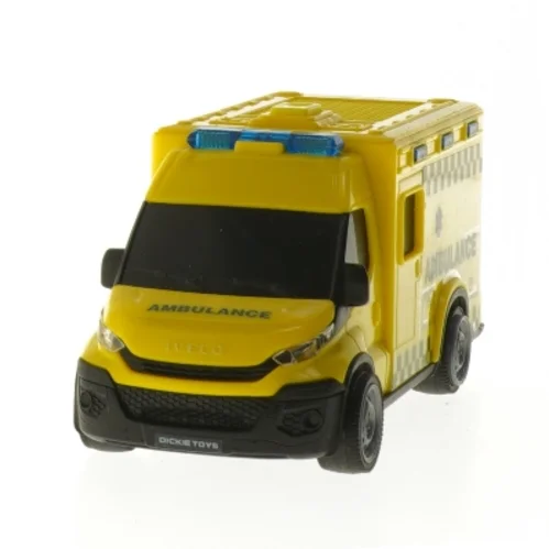 Legetøjsambulance fra Dickie Toys (str. 8x7x17,5 cm)
