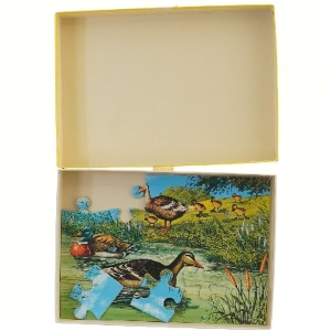 King Puzzle med ænder - 20 brikker (str. 20 brikker cm)