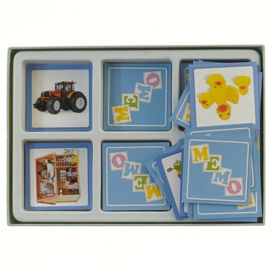 Memo-spil fra Danspil (str. 24x17 cm)