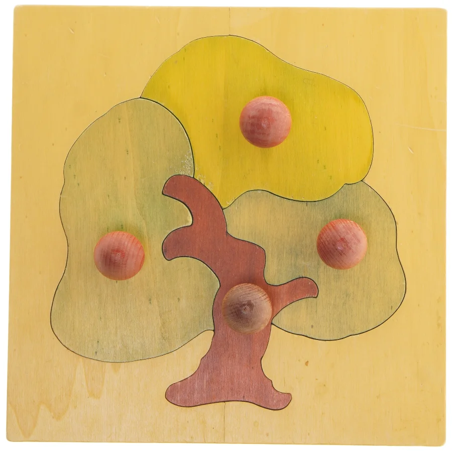 Træpuslespil til børn (str. 30x30 cm)