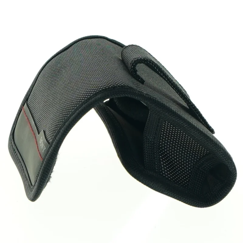 Sort kameraobjektivtaske fra Sony (str. 11 x 7 cm)