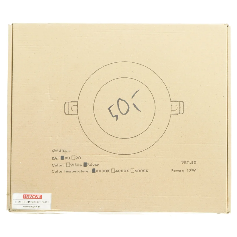 Indbygget LED-spot Ø 24 cm (str. Ø 24 cm)