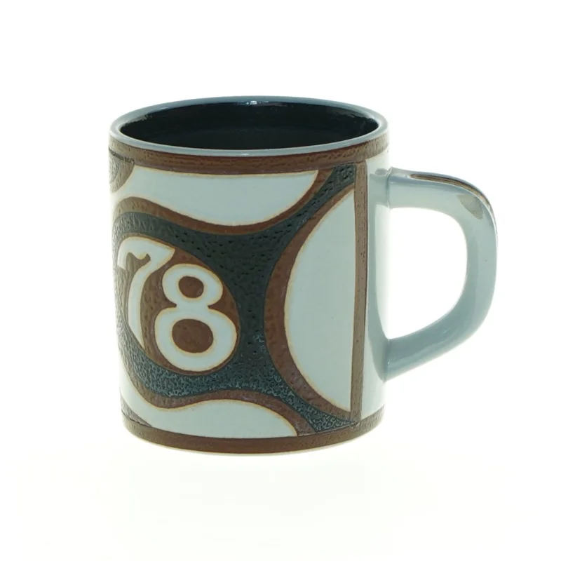 Keramikkrus 1978 fra Royal Copenhagen (str. 7,5 x 6,5 cm)