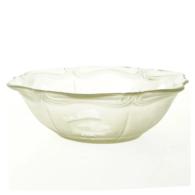 Skål i glas (str. 23 cm)