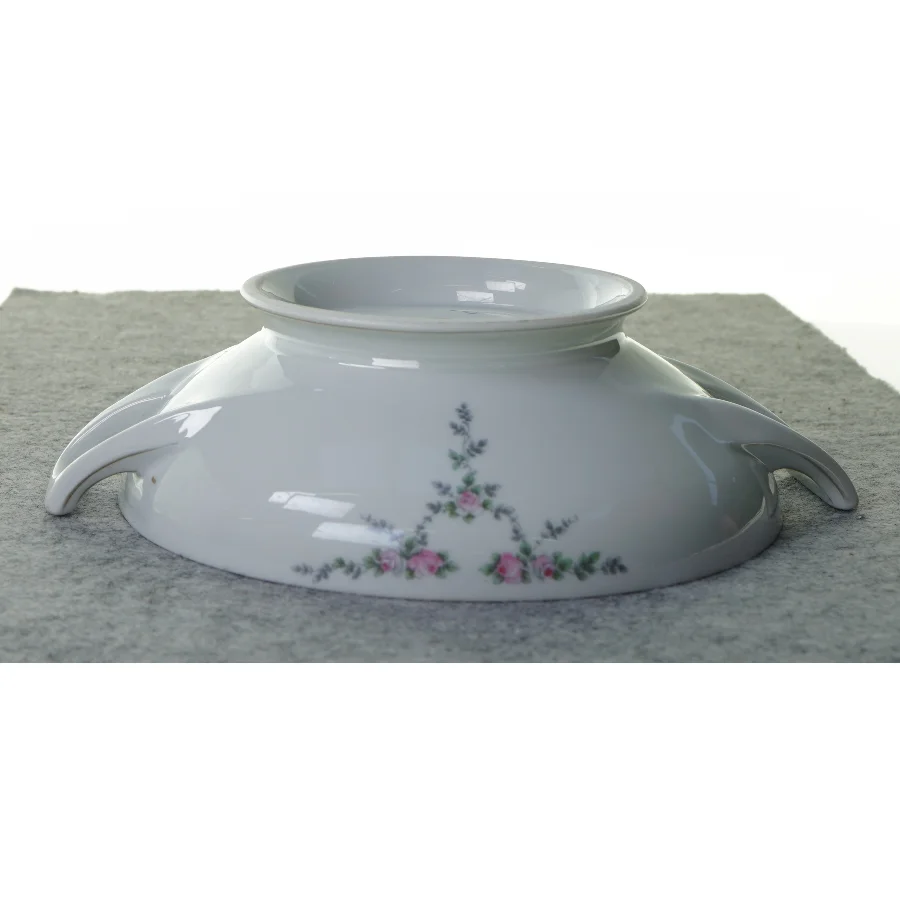 Skål med hanke fra Pt (str. 22 x 27 x 7 cm)