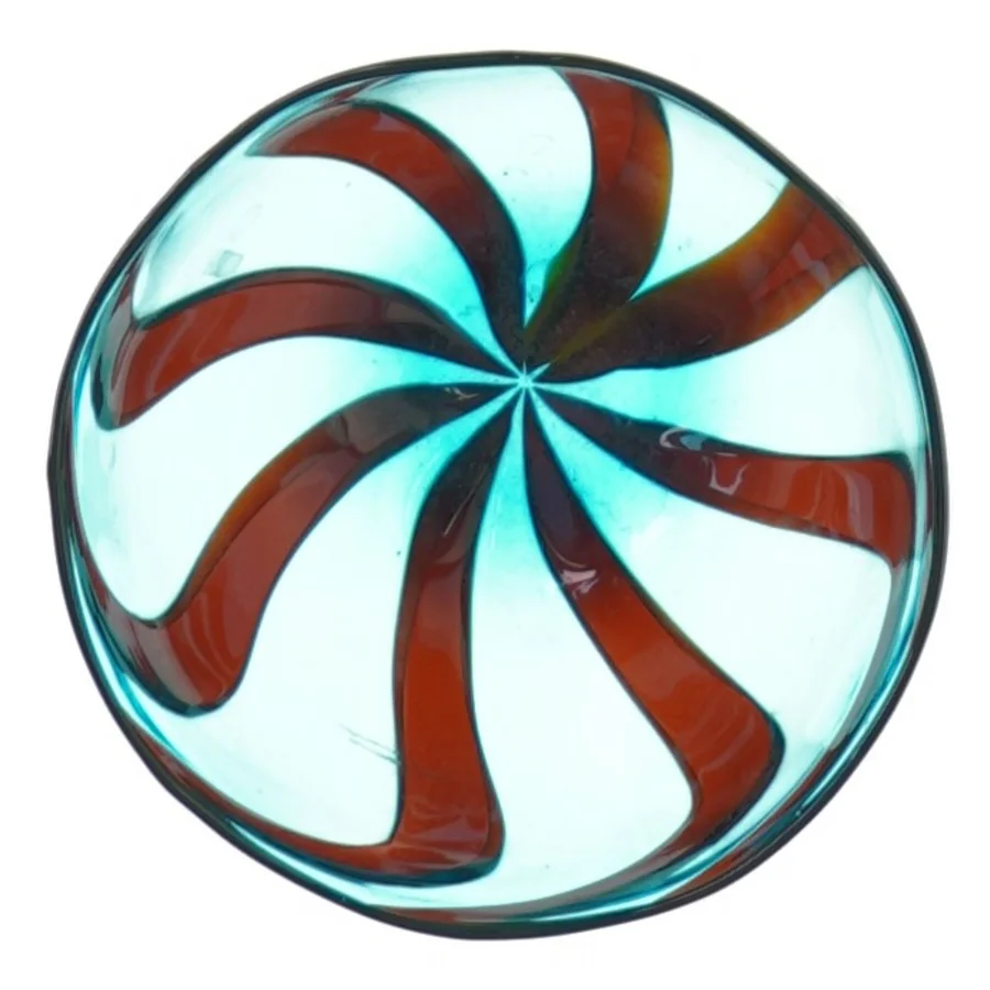 Skål i glas (str. 11 x 8 cm)