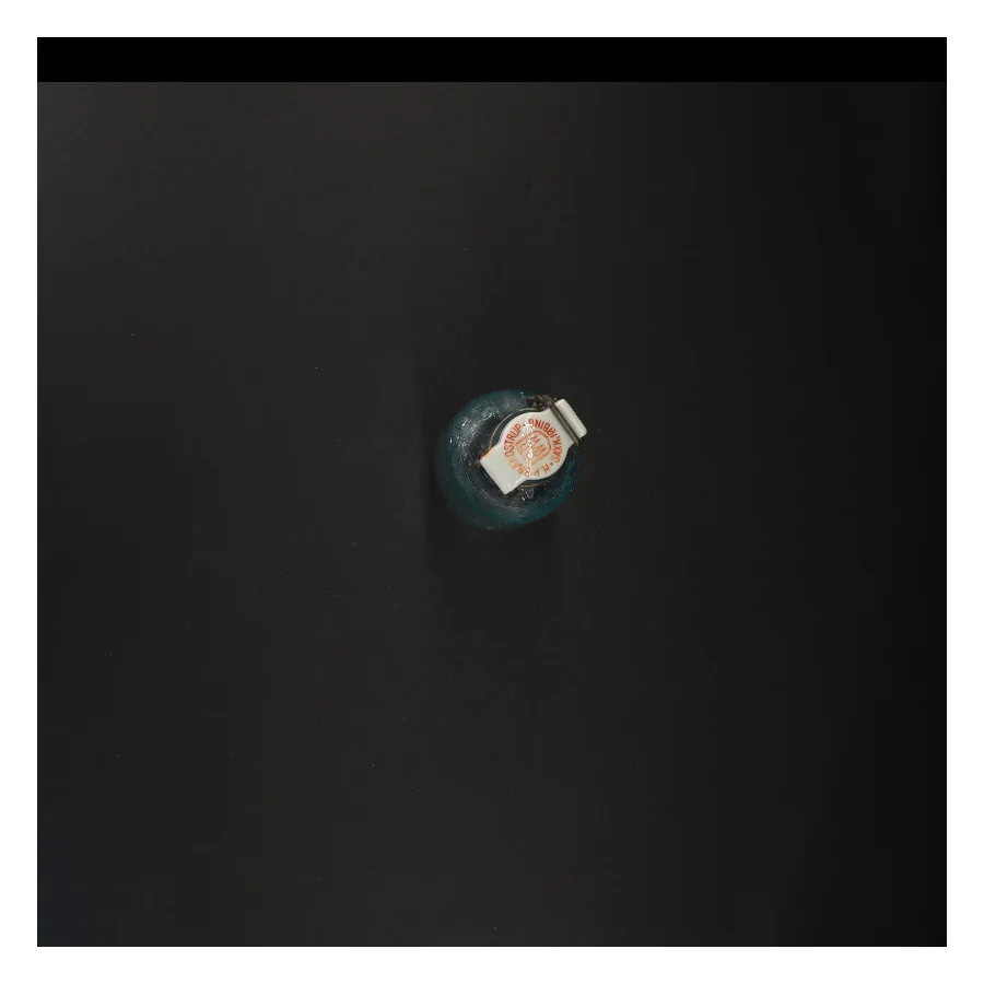 Gammel glasflaske med patentlukning (str. 21 x 6 cm)