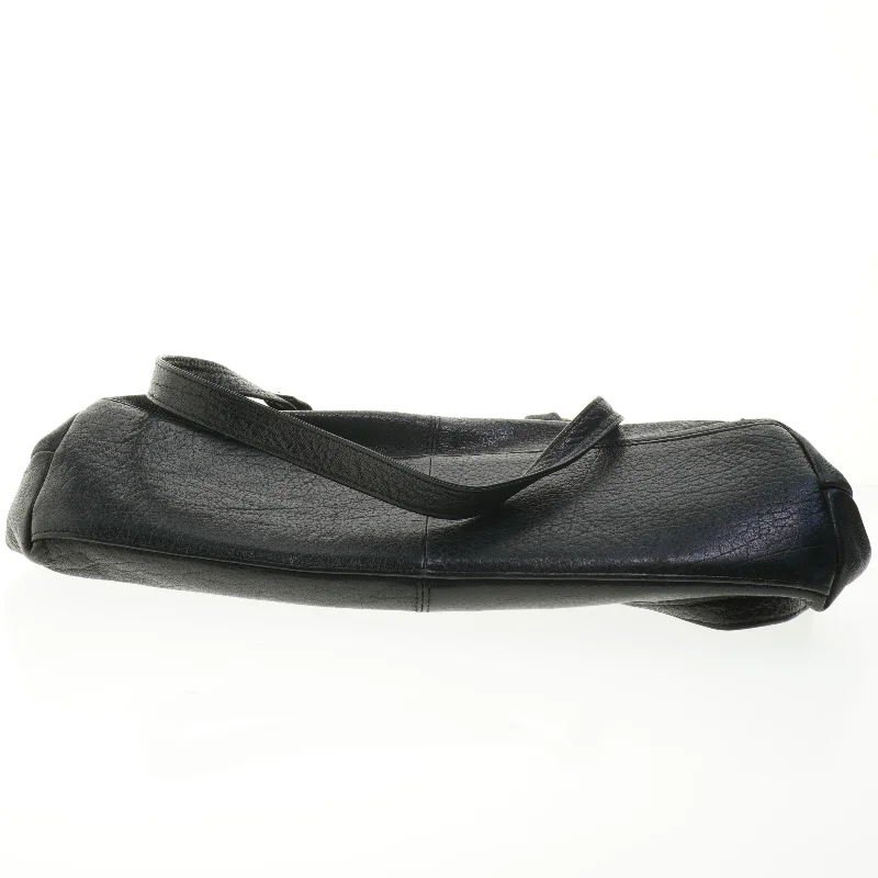 Sort lædertaske The Monte fra The Monte (str. 46x32 cm)