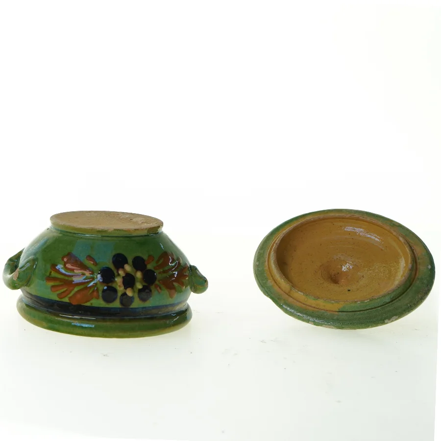 Krukke med låg (str. 12 x 7 cm)
