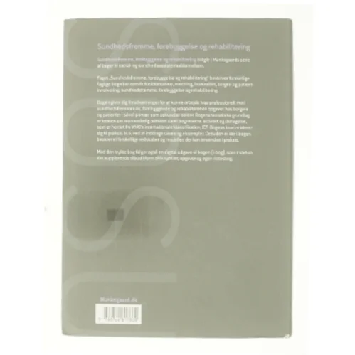 Sundhedsfremme, forebyggelse og rehabilitering (Bog)