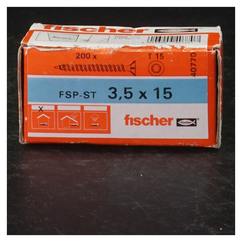 Fischer skruer (str. 3,5 x 15 mm)