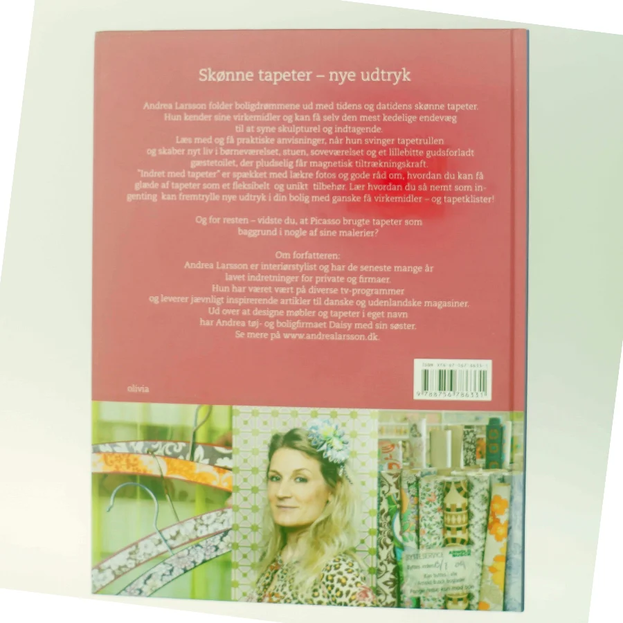 Indret med tapeter af Andrea Larsson (Bog)
