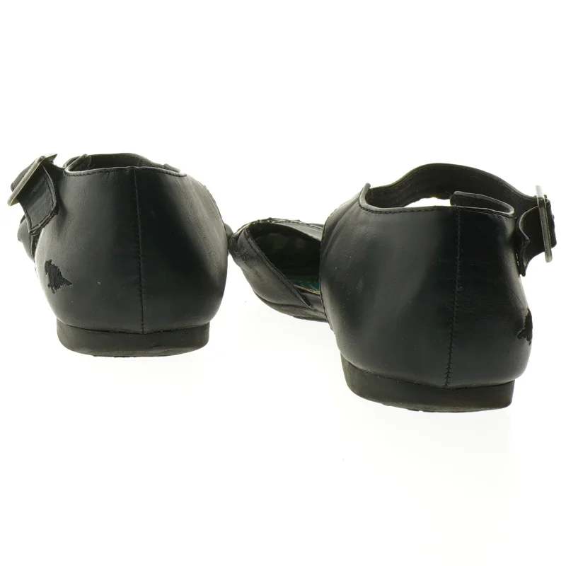 Brugte damesandaler med blomsterprint (str. 40)