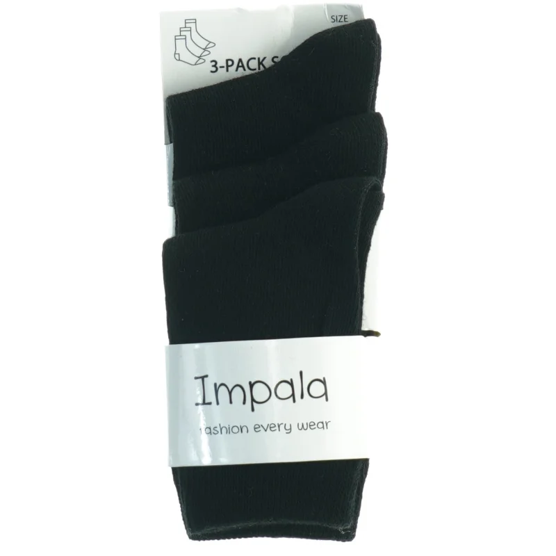 Impala sorte strømper (str. 23 til 26)