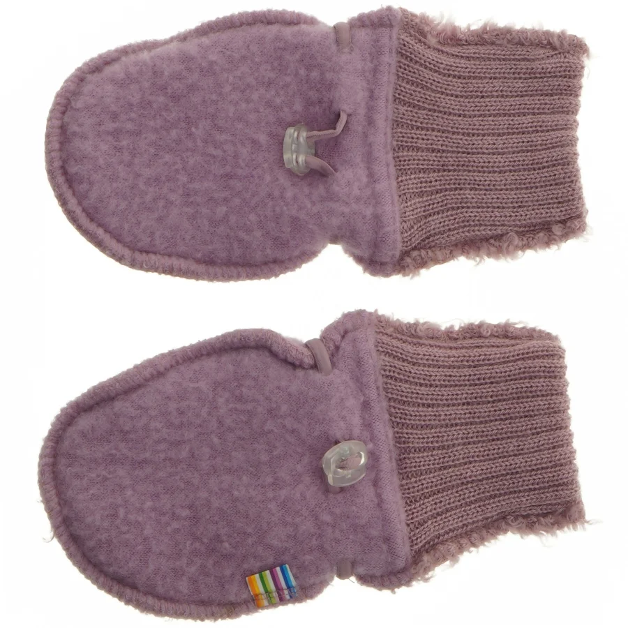 Rosa uld vanter fra Joha (str. 86-92)