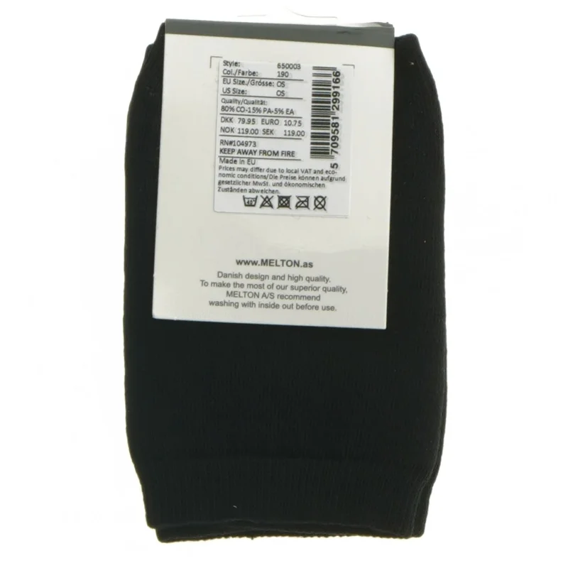 Baby Sorte kravle knæbeskytter fra Melton