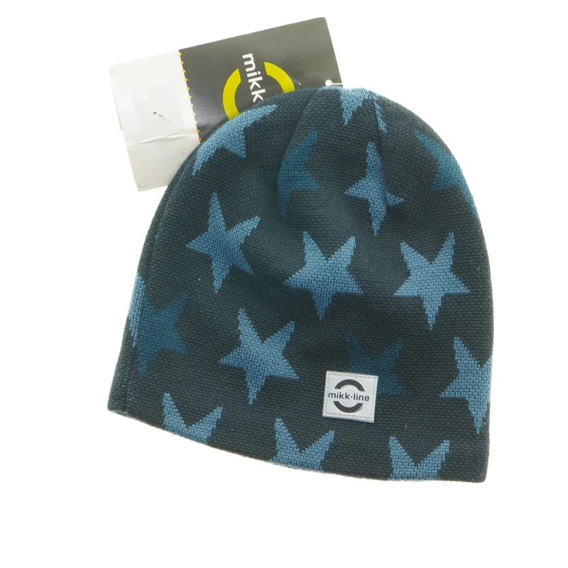 Mørkeblå hue med stjernemønster fra Mikk-line (str. 86-92)