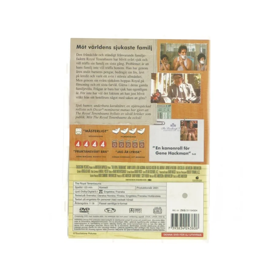 The Royal Tenenbaums (dvd)