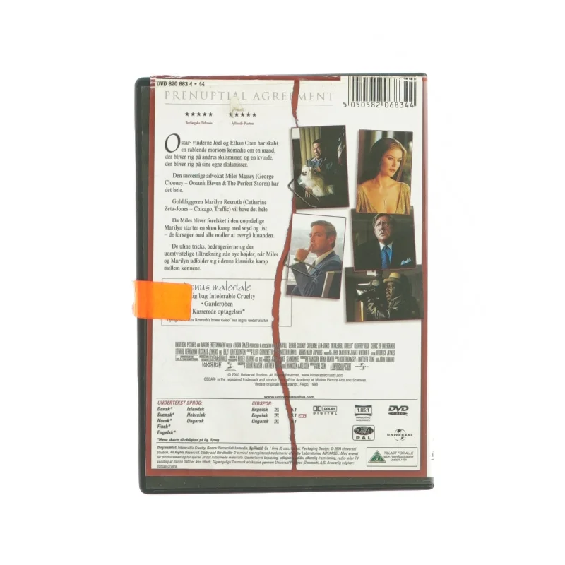 Intolerable Cruelty (dvd)