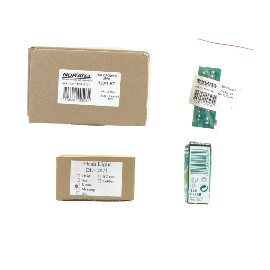 Indbygnings hallogenspots med lyskilder tilUdfyld selv (str. Blandet)