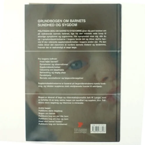 Politikens bog om barnets sygdomme af Jerk W. Langer (Bog)