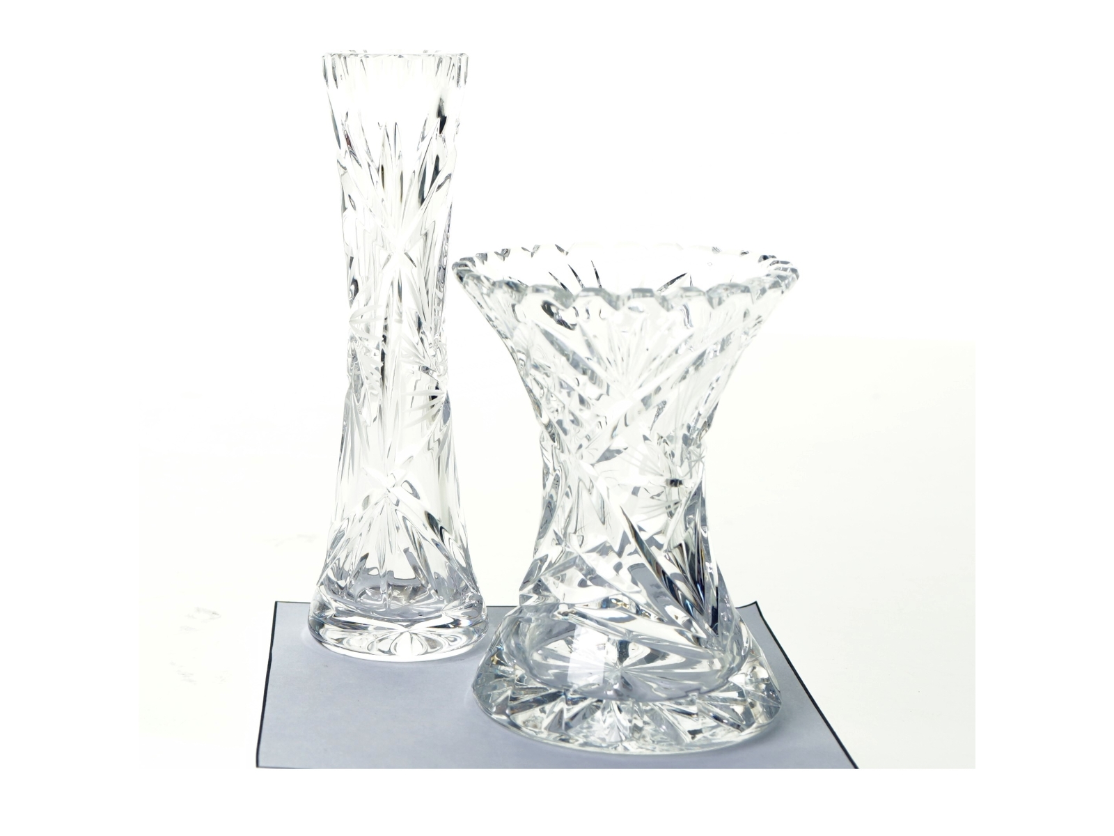 Vaser i krystal (str. 15 x 5 cm 7 x 10 cm)