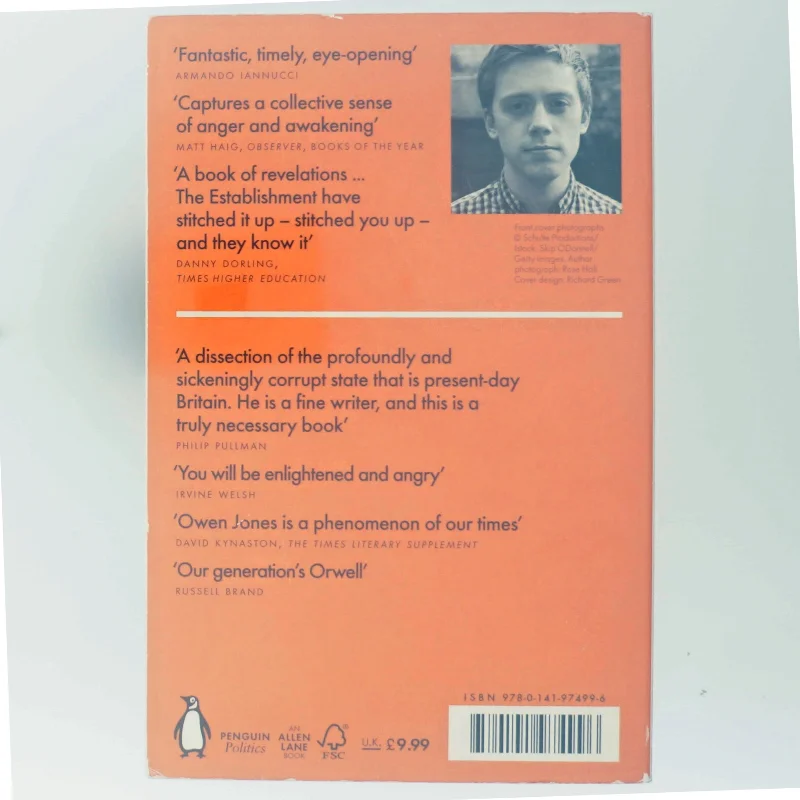 The establishment af Owen Jones (f. 1984) (Bog)