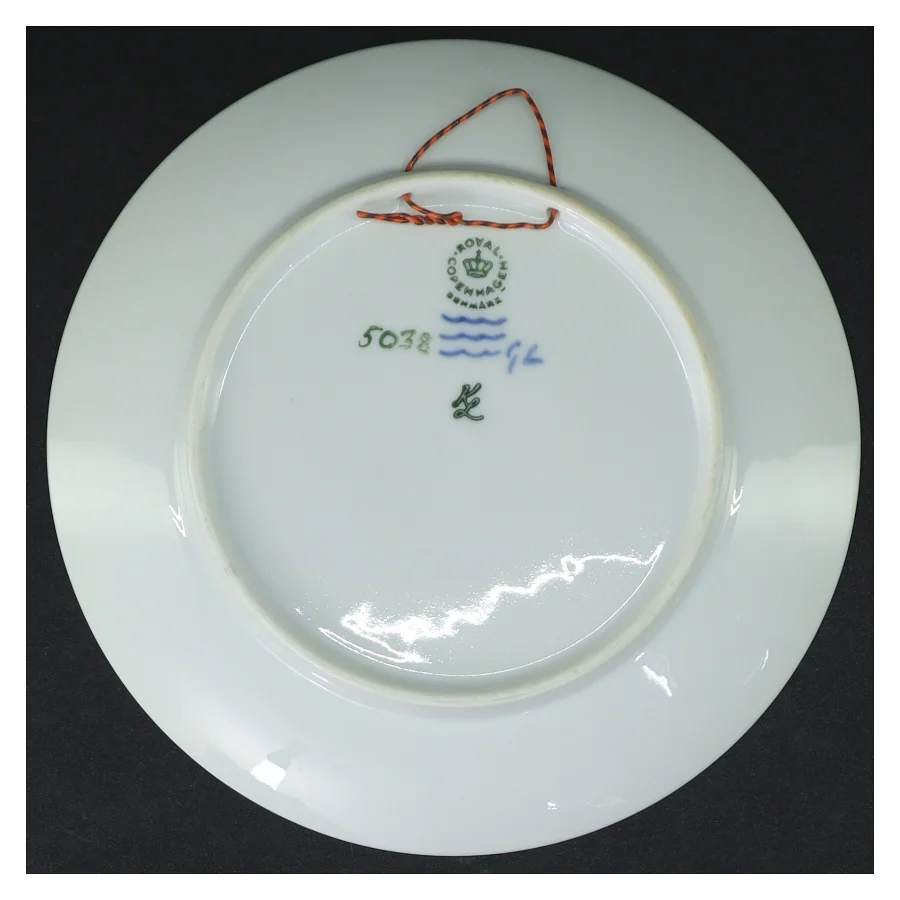Platte 1947-1972 Kong Frederik IX fra Royal Copenhagen (str. Ø 18 cm)