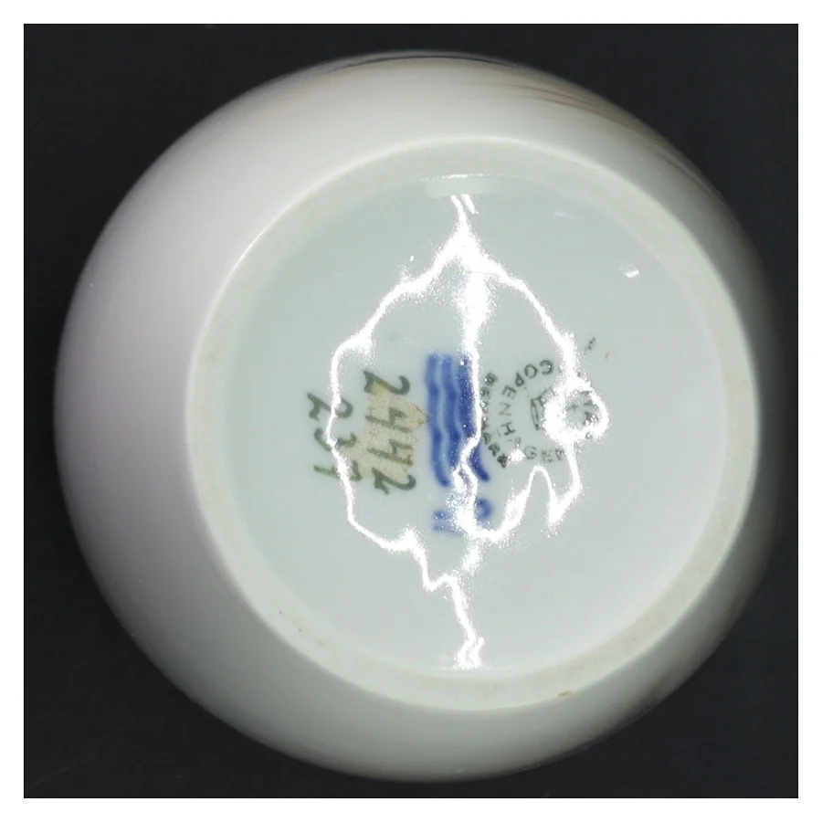 Porcelænsvase fra Royal Copenhagen (str. Størrelse, 20 x 10 cm)