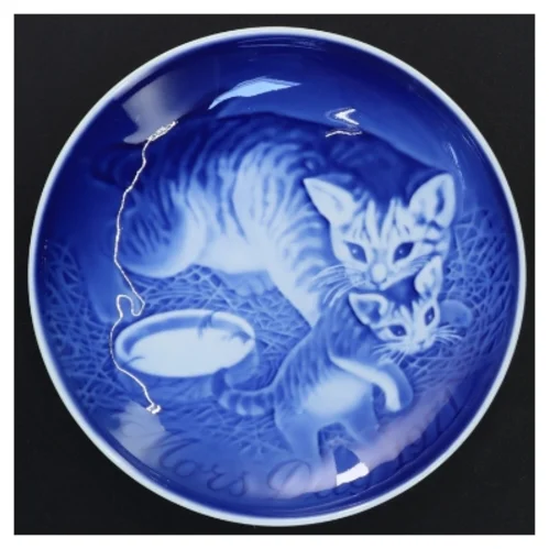 Bing & Grøndahl Mors Dag platte 1971 fra B&G (str. Ø 15 cm)