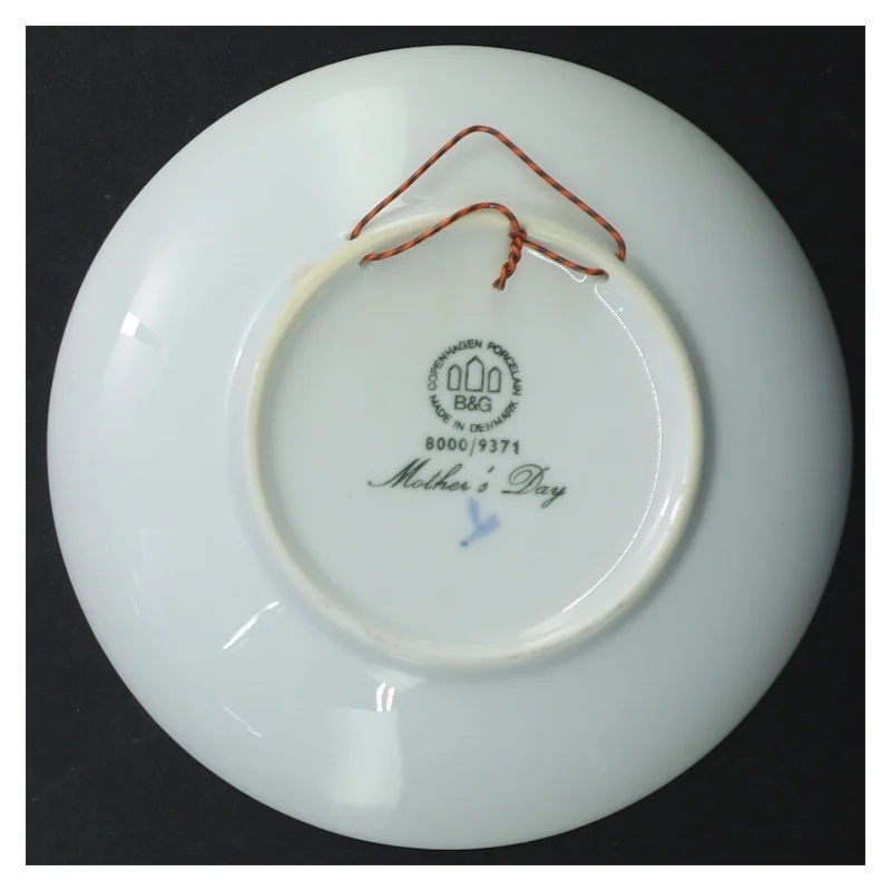 Bing & Grøndahl Mors Dag platte 1971 fra B&G (str. Ø 15 cm)