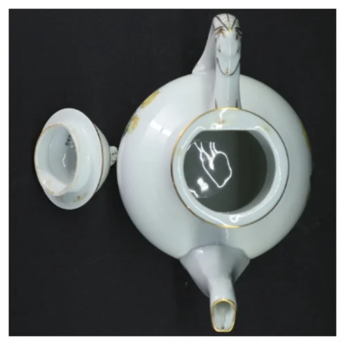 Porcelæns kande med låg fra B&G (str. 25 cm)