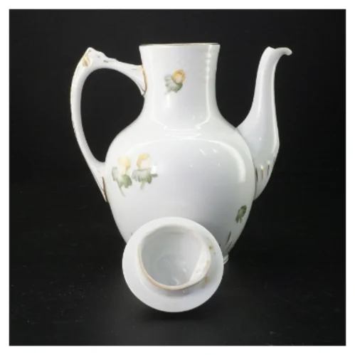 Porcelæns kande med låg fra B&G (str. 25 cm)