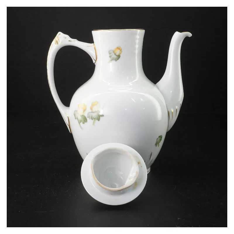 Porcelæns kande med låg fra B&G (str. 25 cm)