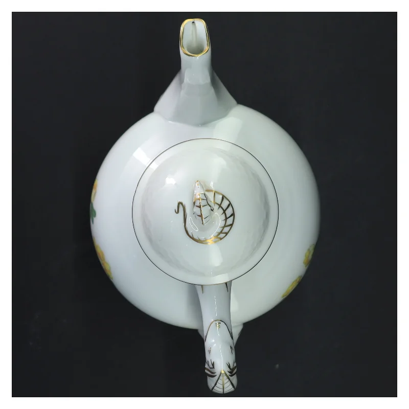 Porcelæns kande med låg fra B&G (str. 25 cm)