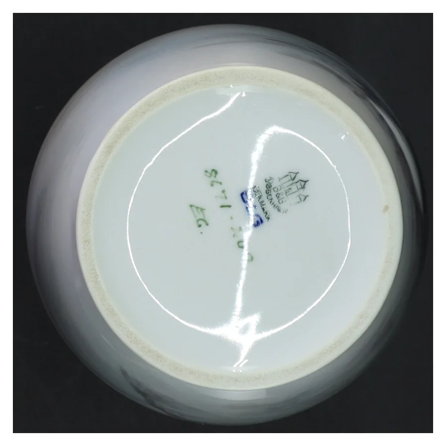 Porcelænsvase fra Royal Copenhagen (str. Størrelse, 20 x 10 cm)