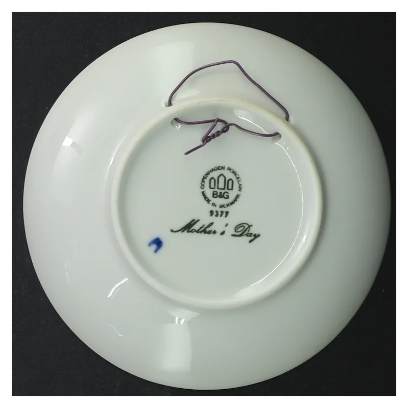 Mors dag tallerken 1977 fra B&G (str. Ø 15 cm)