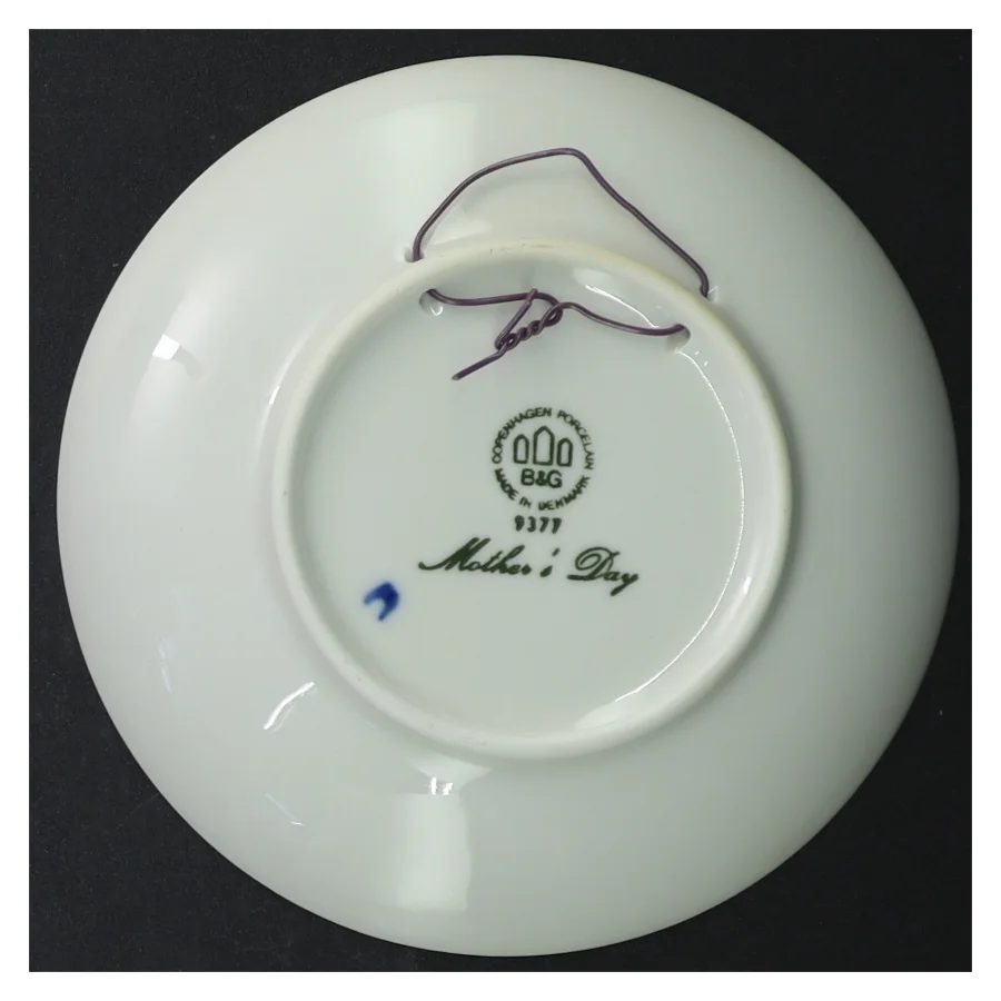Mors dag tallerken 1977 fra B&G (str. Ø 15 cm)