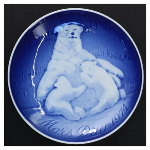 Mors dags tallerken 1974 fra B&G (str. Ø 15 cm)