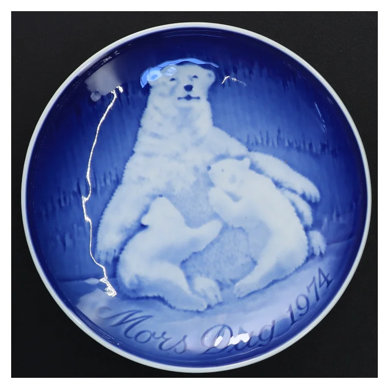 Mors dags tallerken 1974 fra B&G (str. Ø 15 cm)