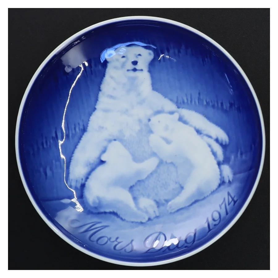 Mors dags tallerken 1974 fra B&G (str. Ø 15 cm)