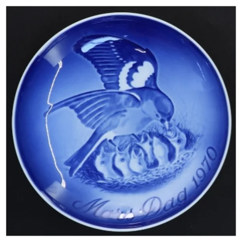 Mors dags platte 1970 fra Bing & Grøndahl (str. Ø 15 cm)