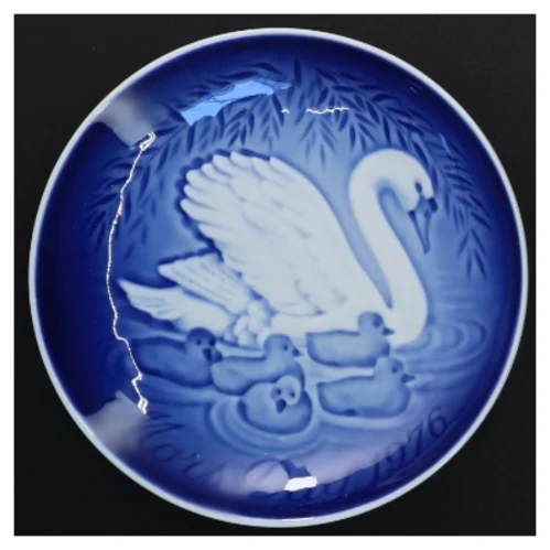 Mors dag platte 1976 fra Bing & Grøndahl (str. Ø 15 cm)