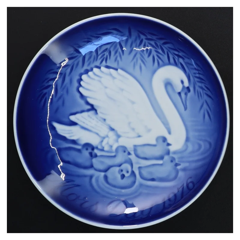 Mors dag platte 1976 fra Bing & Grøndahl (str. Ø 15 cm)