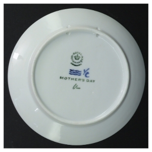 Mors dags tallerken 1973 fra Royal Copenhagen (str. Ø 15 cm)