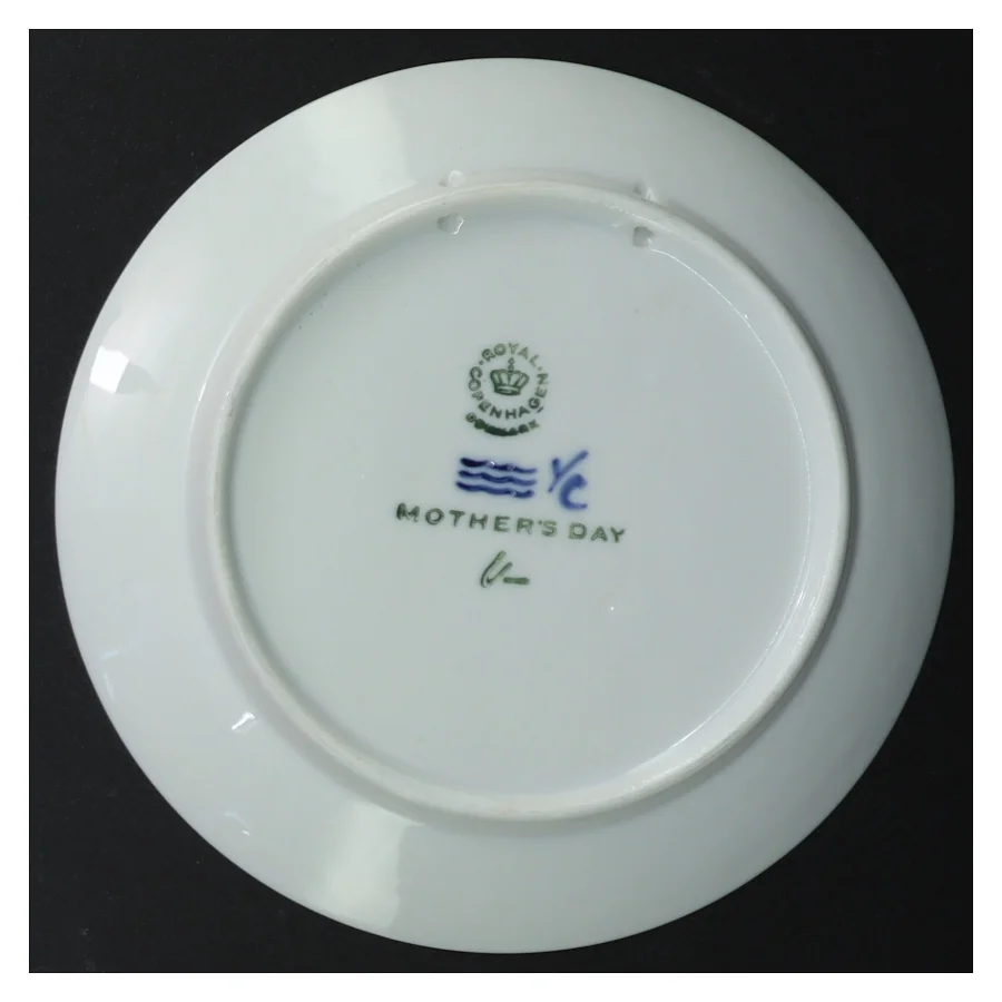 Mors dags tallerken 1973 fra Royal Copenhagen (str. Ø 15 cm)