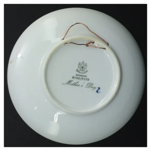 Mors dags tallerken 1970 fra B&G (str. Ø 15 cm)